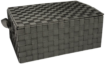 Honey-Can-Do Honey Can Do Speckled 3 drawer chest wheels OFC-09473 Black