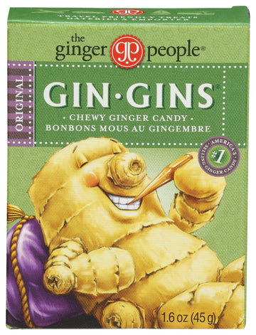 Ginger People Gingins Chewy Original Travel Packs, 1.6 Ounce
