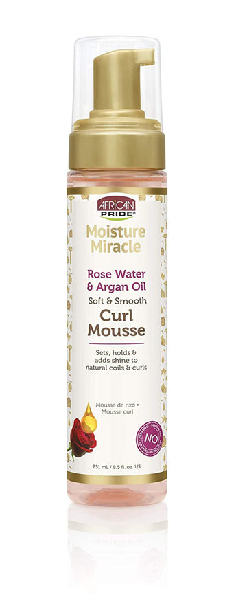 African Pride - Rose Water Argan Oil Curl Mousse