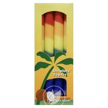 Aloha Bay Candles Taper Coconut Rainbow, 1 Count
