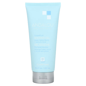Andalou Naturals Grapefruit Shower Gel, Clarifying, 8.5 fl oz (251 ml)