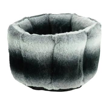 Arlee Pet Products 100963 Sheba Quilt Round Cat Bed, Black
