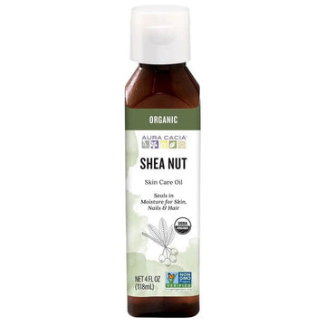 Aura Cacia Organic Shea Nut Oil 4.0 fl oz Oil