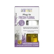 Aura Cacia Fresh Floral Plug-In Oil Warmer and Refill