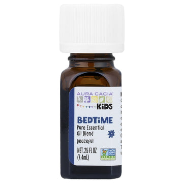 Aura Cacia Kids, Pure Essential Oil Blend, Bedtime, 0.25 fl oz (7.4 ml)