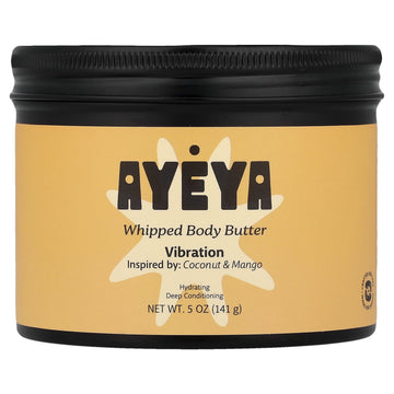 Ayeya Whipped Body Butter, Coconut Mango, 5 oz (141 g)