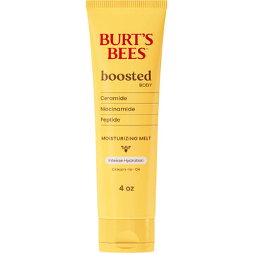 Burt's Bees Boosted Body Moisturizing Melt Cream to Oil, Tropical Scent, 4 oz. Tube