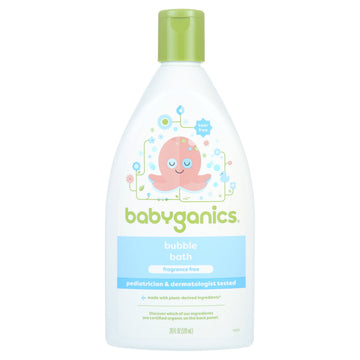 Babyganics Bubble Bath, Fragrance Free, 20oz