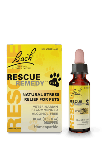 Bach Rescue Remedy Pet Natural Anxiety & Stress Relief, 10 mL Dropper