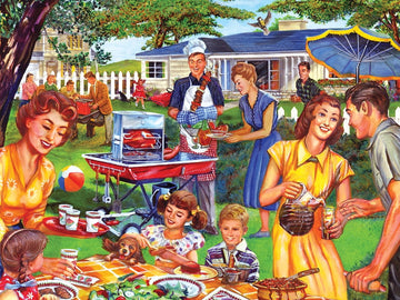 Backyard BBQ Jigsaw - 300 Piece Puzzle by RoseArt
