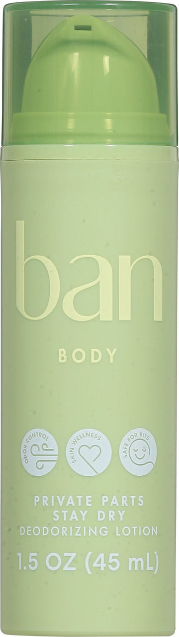 Ban Private Parts Stay Dry Deodorizing Lotion 1.5 oz