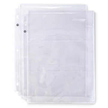 Brybelly MCOI-002 3-Pocket Bill Sleeves - Pack of 20