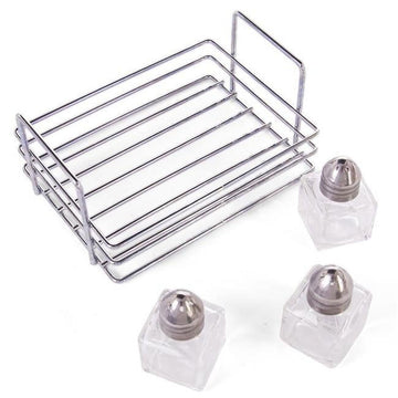 Brybelly KTBL-003 Mini Salt & Pepper Shakers Rack