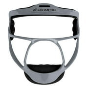 Champro Sports Pro-Elite Grill Facemask; Silver; Adult