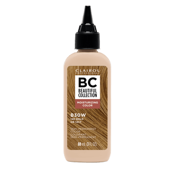 Clairol Professional Beautiful Collection Moisturizing Color Semi-Permanent Hair Color Crme 30W 14K Gold, 3.0 oz