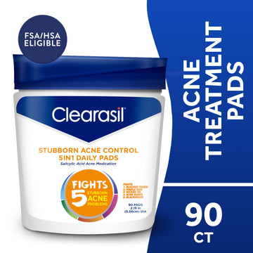 Clearasil Ultra Rapid Action Facial Cleansing Pads, 90 Count