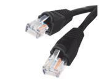 Commercial Electric 10 ft. CAT6 Patch Cord Ethernet Cable (Black)