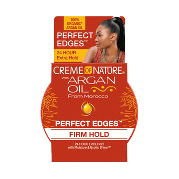 Creme of Nature Perfect Edges Firm Hold Edge Control with Argan Oil, 2.25 oz