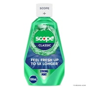 Scope Mouthwash, Outlast, Strong Mint, 100mL