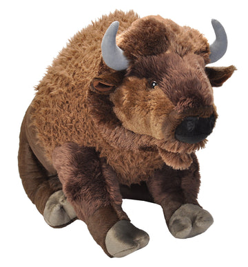 Wild Republic Jumbo Bison Plush, Giant Stuffed Animal, Plush Toy, 30 Inches