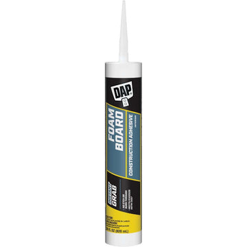 DAP Foamboard Construction Adhesive, White, 28 oz. 7079827529