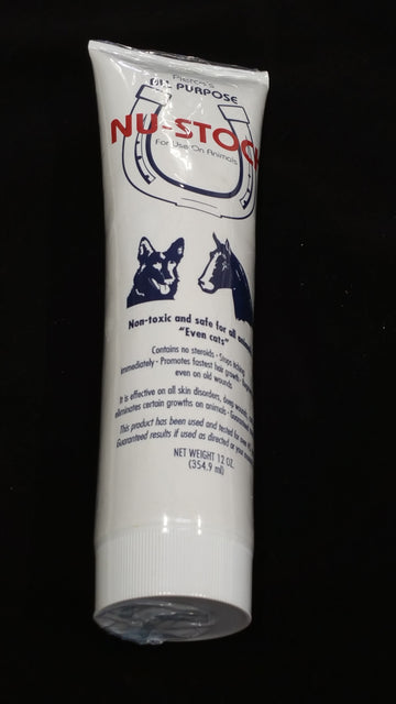 Durvet Pierce's All Purpose Nu-Stock 12 oz  Wound and Skin Ointment for Animals
