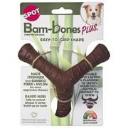 SPOT Bam-Bones Plus Tripod 5" Dog Chew Toy with Bison Flavor