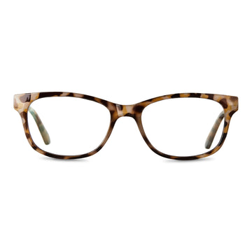 Equate Unisex Blue Light Glasses, Plastic Lens, Cream Tortoise Color