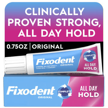 Fixodent Original Secure Denture Adhesive Cream, 0.75 oz