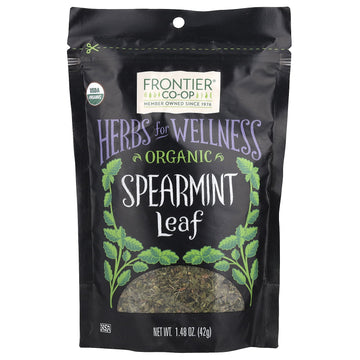 Frontier Natural Products, Organic Spearmint Leaf, 1.48 oz (42 g)