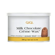 GiGi Milk Chocolate Crème Soft Wax, Hair Removal Cream for Sensitive Skin, 14 oz