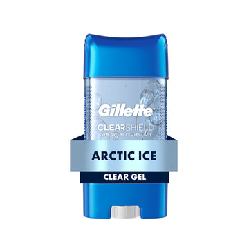 Gillette Antiperspirant and Deodorant for Men, Clear Gel, Arctic Ice, 3.8oz
