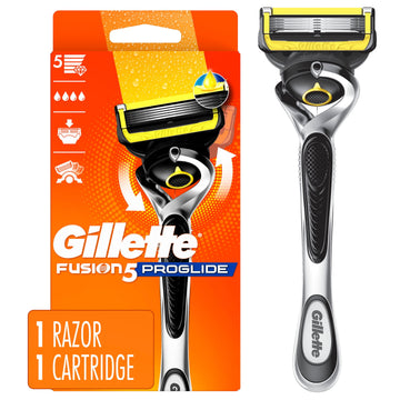 Gillette Fusion5 ProGlide Shield Shaving Razor for Men, 1 Handle, 1 Refill