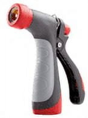 Gilmour Pro Cleaning Nozzle - Rear Control, 100 PSI, 160 Degree Hot Water, Flow Control Dial- Red and Gray