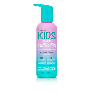 Giovanni Eco Chic Kids, Leave-In Conditioning & Styling Elixir, 4.5 fl oz (133 ml)