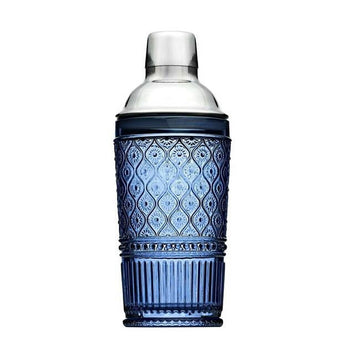 Godinger  17 oz Claro Blue Cocktail Shaker