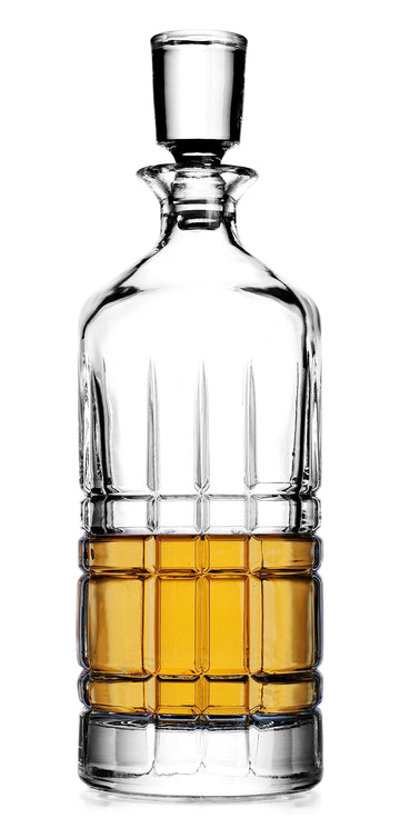 Godinger Whiskey Decanter, Liquor Decanter for Scotch, Bourbon, Vodka, Wine - 28oz