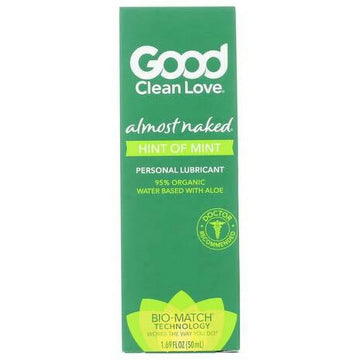 Good Clean Love Almost Naked, Personal Lubricant, Hint of Mint, 1.69 fl oz (50 ml)