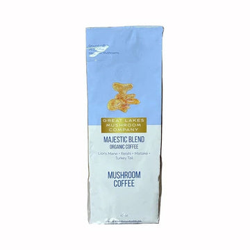 Great Lakes Mushroom Company Majestic Blend Medium Roast Organic Mushroom Coffee 10 oz.