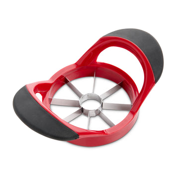 HIC Kitchen Apple Slicer and Corer, Stainless Steel Blades, Non-Slip Silicone Handles