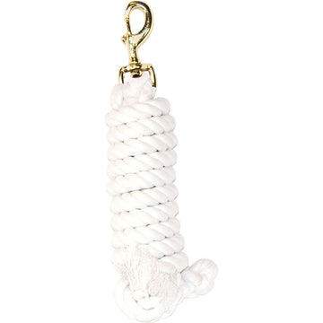Hamilton Halter Company 3 4 Cotton Ld W Br Bolt Snap White 10 Feet - CL34B WH