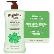 Hawaiian Tropic Lime Coolada after Sun Moisturizing Lotion, 16 fl oz, Fights Dryness for All Skin Types