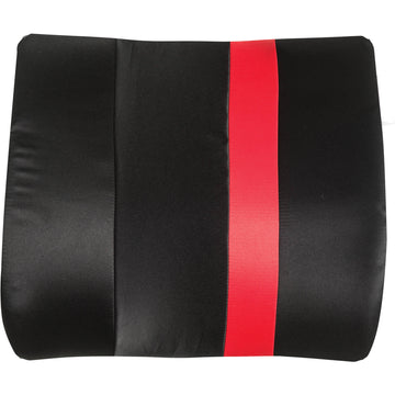 HealthSmart Vivi Relax-a-Bac Premium Lumbar Back Support Cushion Pillow, Black Stripe