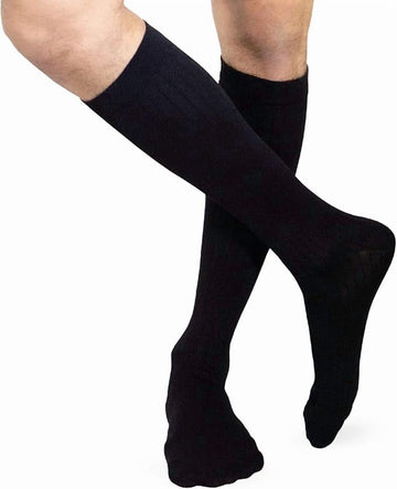 Heelbo Compression Socks for Men and Women, 15-20mmHG, Black,3XL