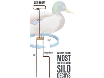 Higdon FLATS Motion Silhouette Duck Decoys Stakes 12PK