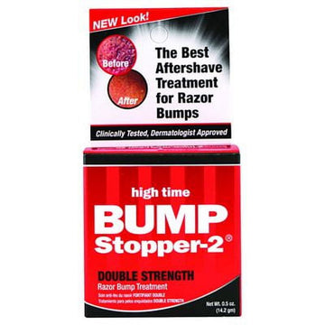 High Time Bump Stopper-2 Double Strength Razor Bump Treatment, 0.5 oz
