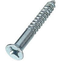 Hillman No. 12 x 1 in. L Phillips Flat Head Zinc-Plated Steel Wood Screws 100 pk