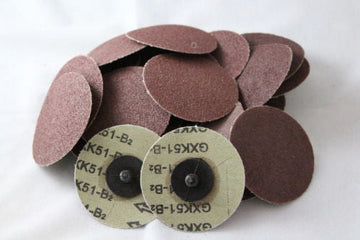 25pc IIT 3" Roloc Discs 24 GRIT R Type Sanding Abrasive Roll Lock Coarse 82076