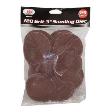 25pc IIT 3" Roloc Discs 120 GRIT R Type Sanding Abrasive Roll Lock Coarse 82080