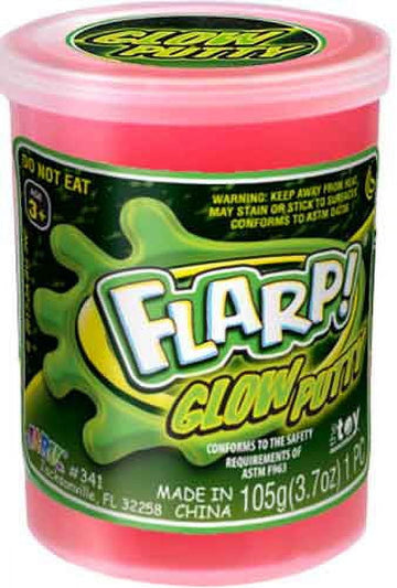 Ja-Ru Glow in the Dark Flarp Putty